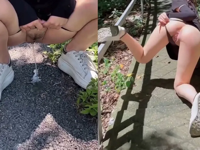 địt trộm public ngoài đường cùng gấu da trắng vú bự