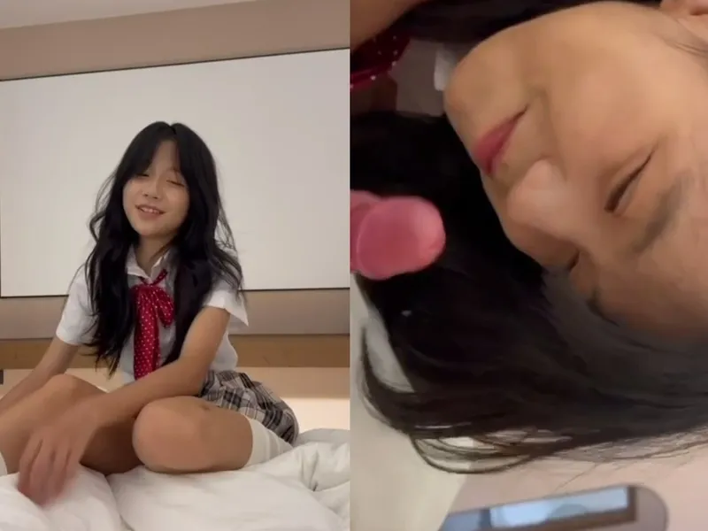 Em loli dễ thương mút cậu bé biến em thành con em đĩ dam dang p1